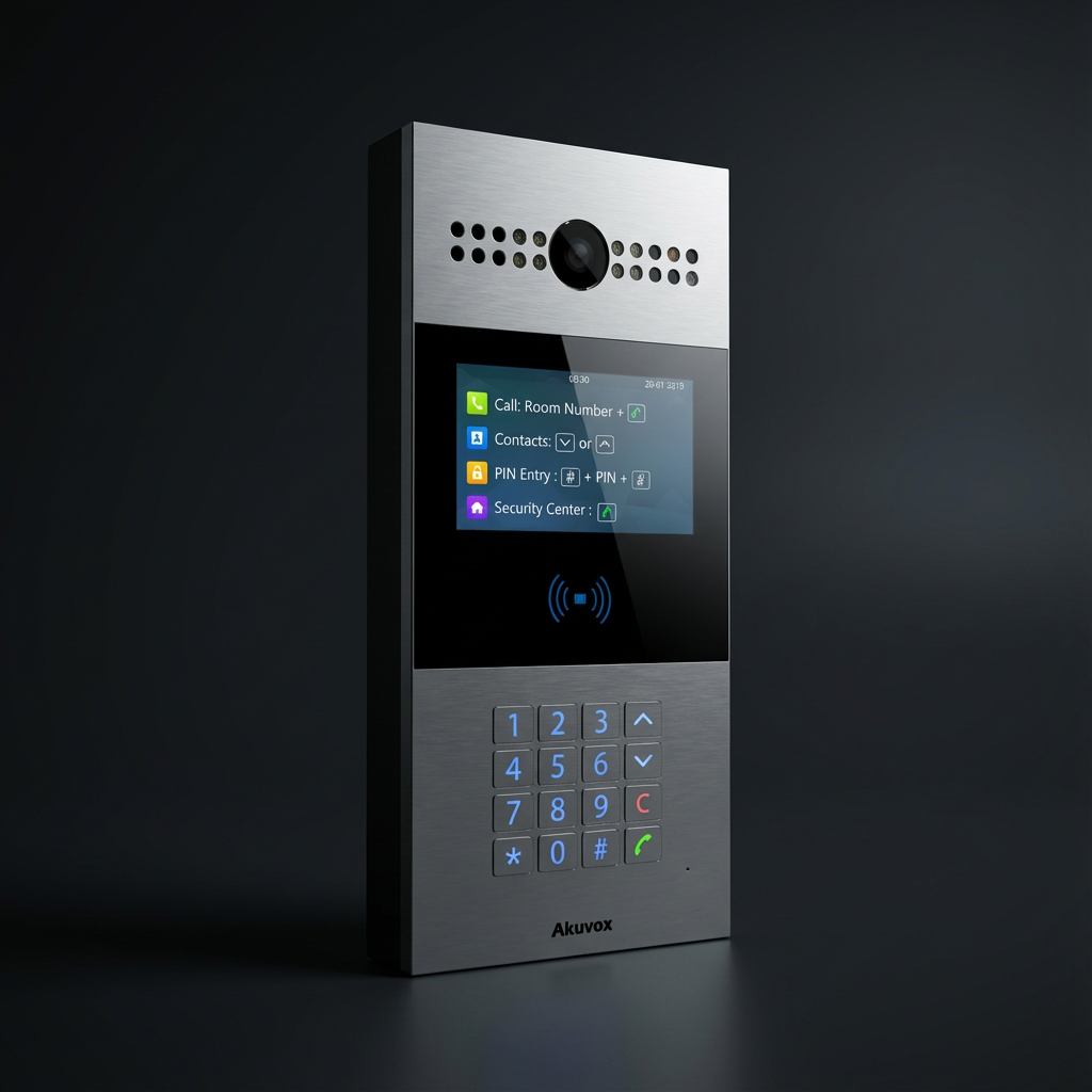 خرید آیفون تصویری هوشمند Akuvox E12